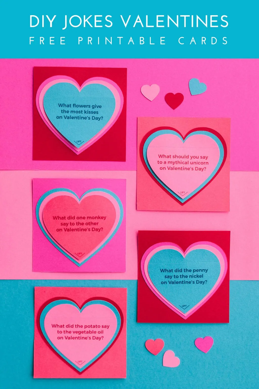 Valentine's Day cards for kids perfect for classroom parties