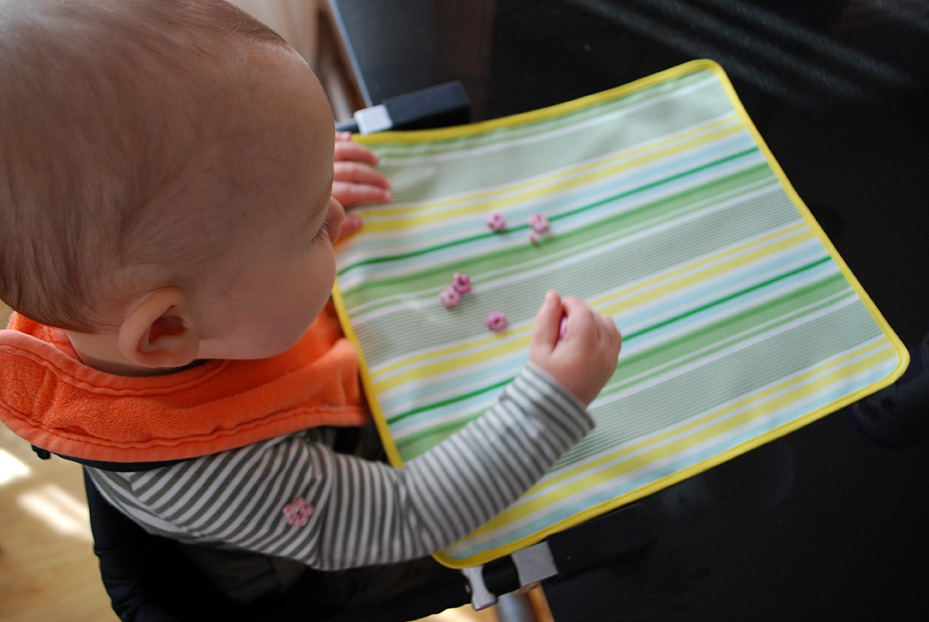 DIY Washable Baby Placemats Great for Clip-On Chairs free project tutorial