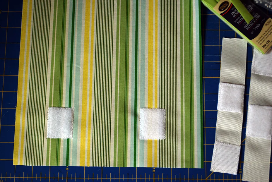 DIY Washable Baby Placemats Great for Clip-On Chairs free project tutorial