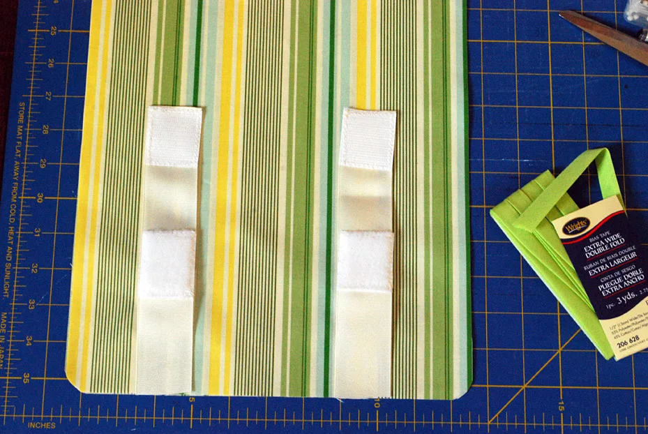 DIY Washable Baby Placemats Great for Clip-On Chairs free project tutorial