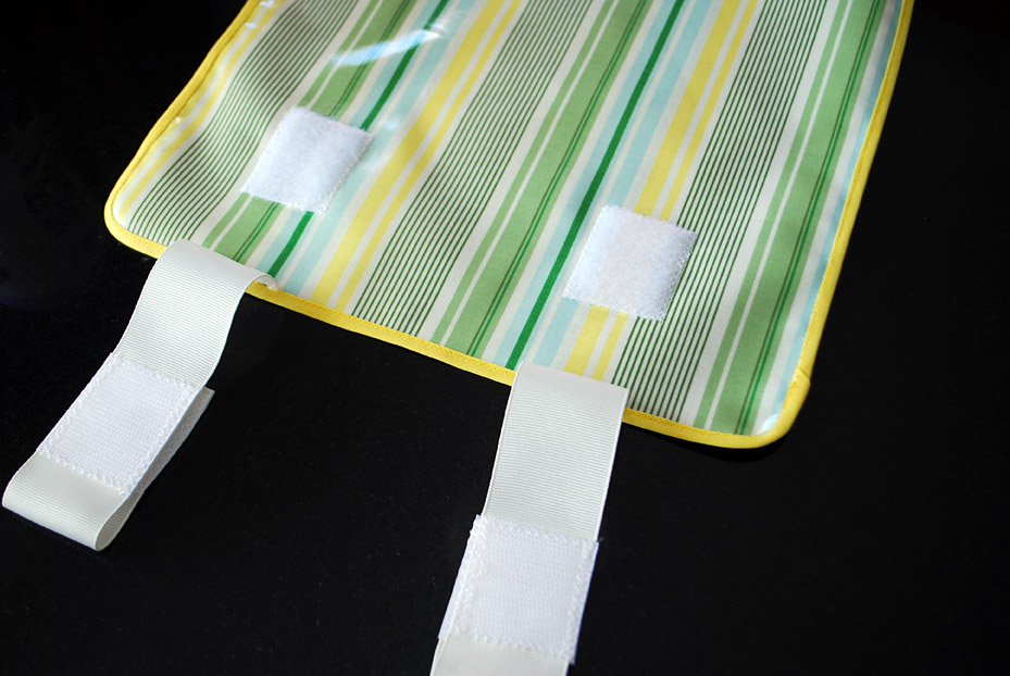 DIY Washable Baby Placemats Great for Clip-On Chairs free project tutorial