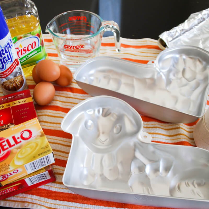 Easter lamb cake recipe and tutorial