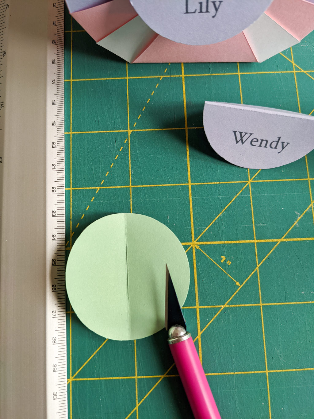 Making personalized Easter place cards