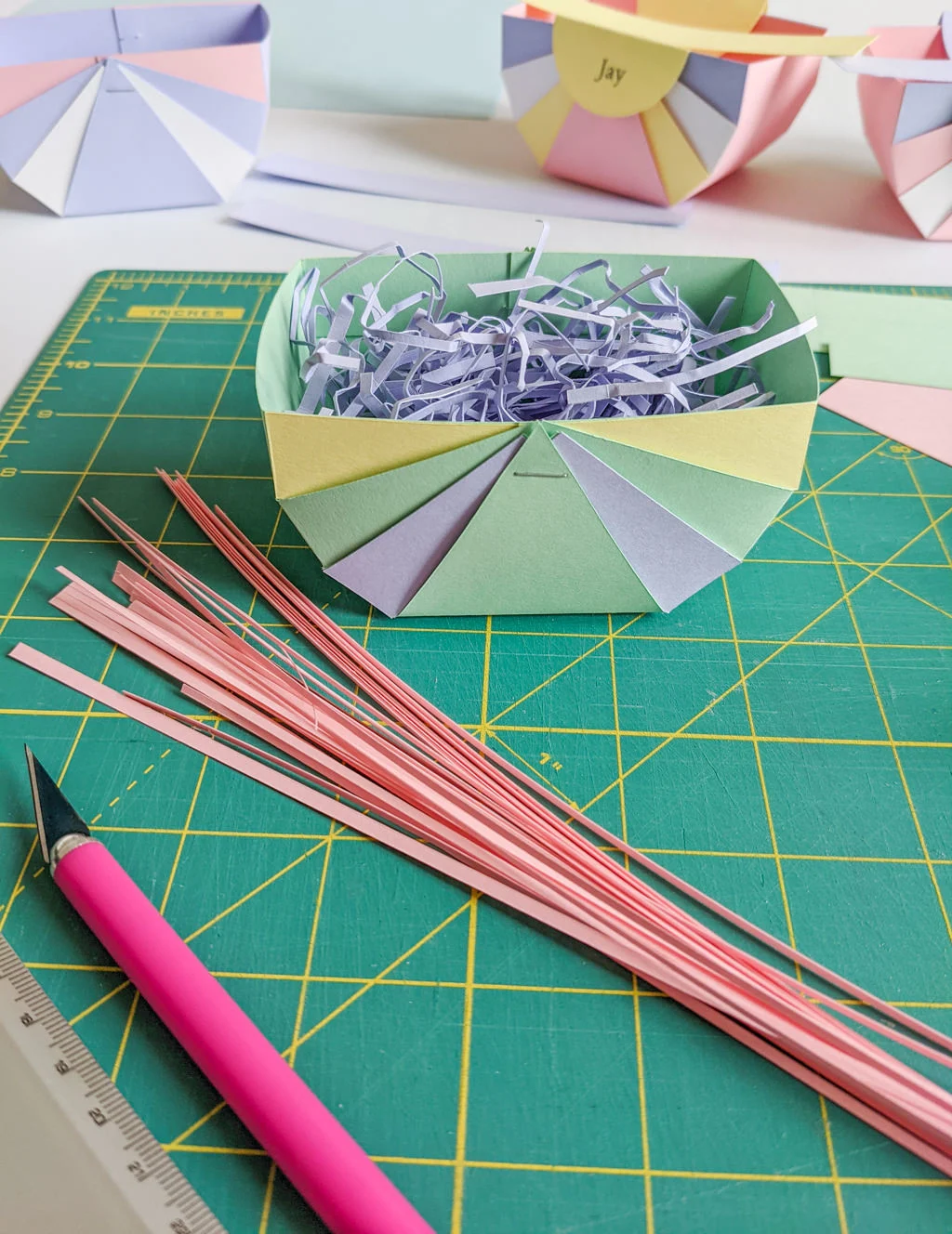 DIY paper Easter grass