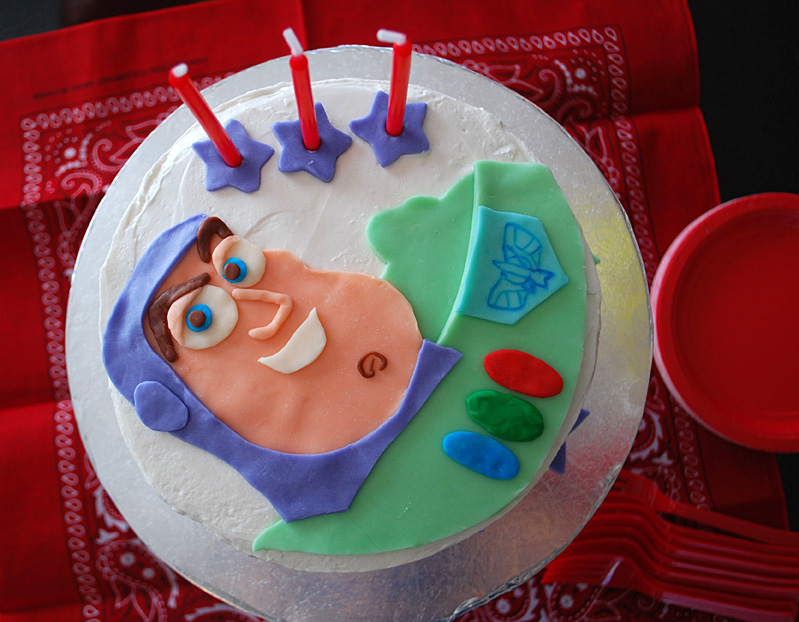 Easy Buzz Lightyear Toy Story Birthday Cake Idea