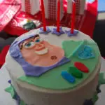 Easy Buzz Lightyear birthday cake