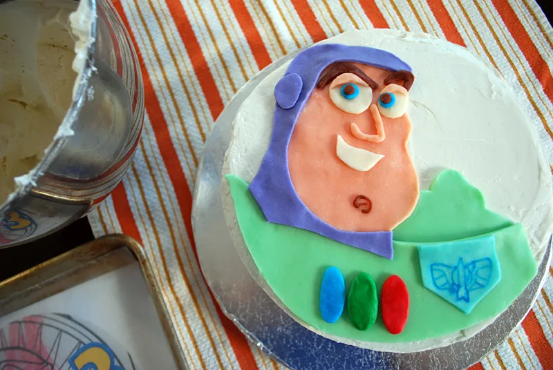 Easy Buzz Lightyear Toy Story Birthday Cake Idea