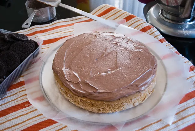 Easy construction birthday cake for a construction birthday party. Make this cake and icing recipe - it tastes amazing!