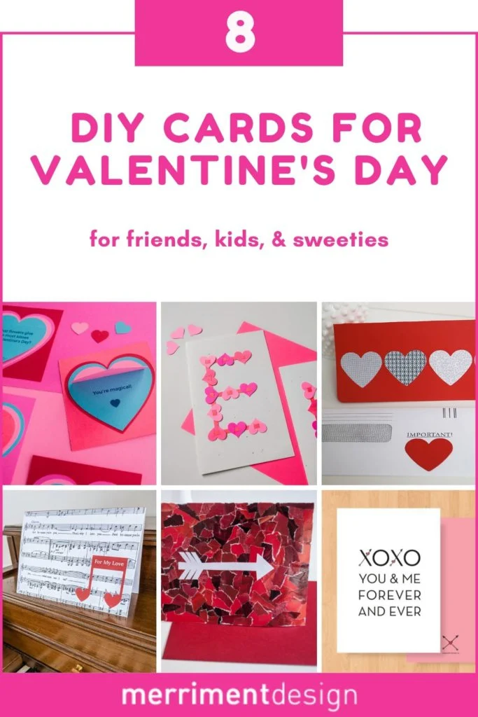 DIY cards for Valentine's Day for friends, kids, husband, boyfriend, wife,