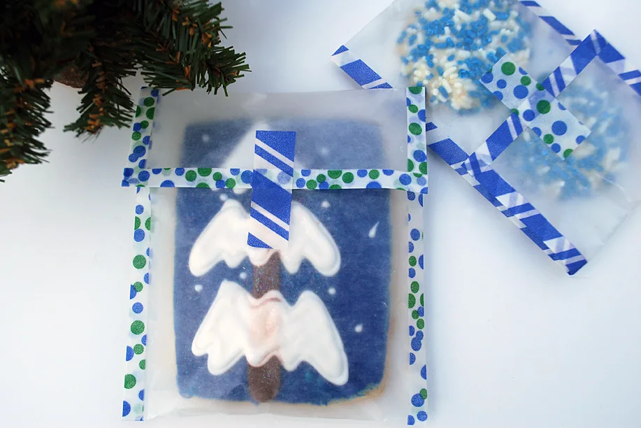 Easy DIY cookie bag packaging in 5 Minutes Easy Holiday Cookie Bag