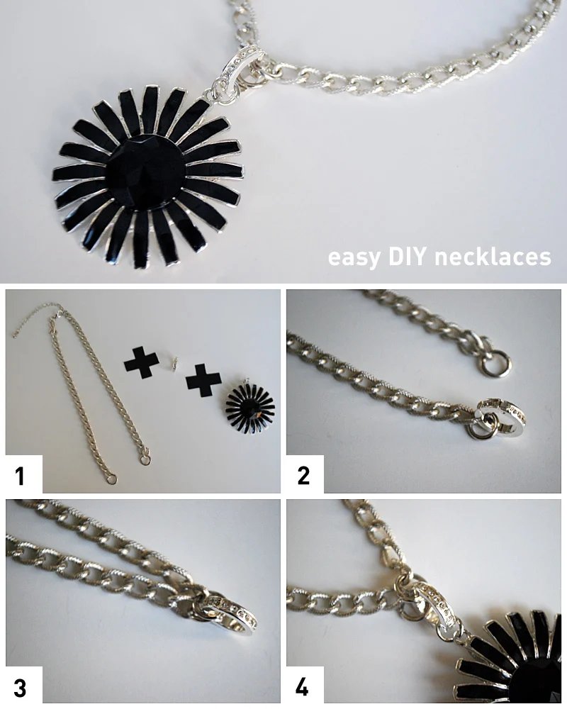 DIY custom jewelry using Styled by Tori Spelling Noir and Glitz collections