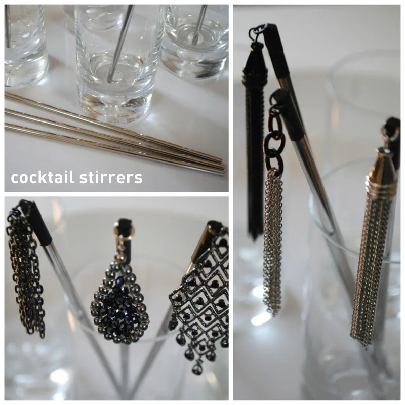DIY custom jewelry using Styled by Tori Spelling Noir and Glitz collections