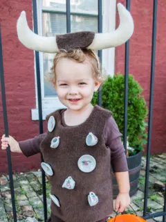 'Bull In A China Shop' Easy DIY Halloween Costume for Toddlers and Kids