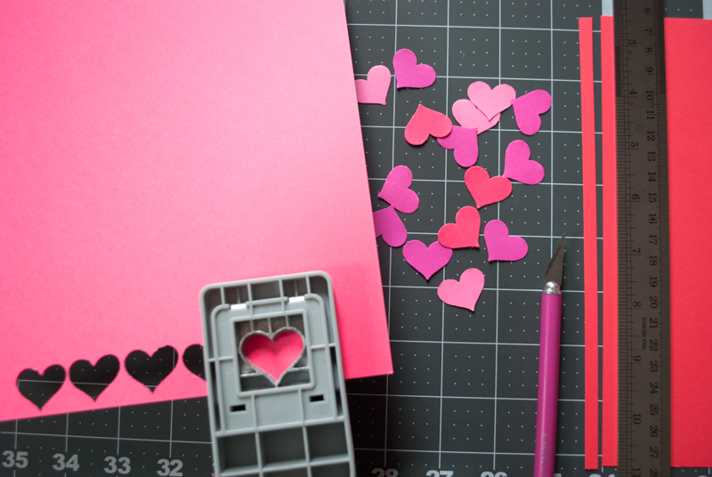 Valentine's Day Paper Heart Bracelets for Kids - easy Valentine's Day craft activity for kids