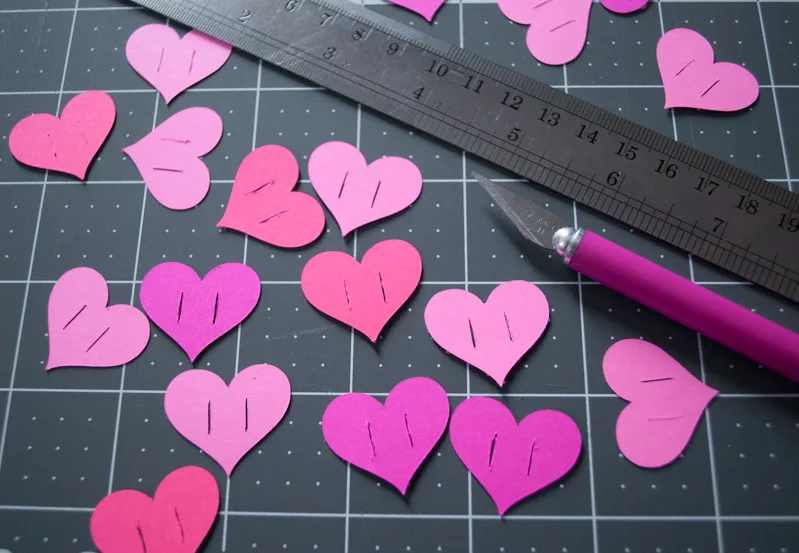 Valentine's Day Paper Heart Bracelets for Kids - easy Valentine's Day craft activity for kids