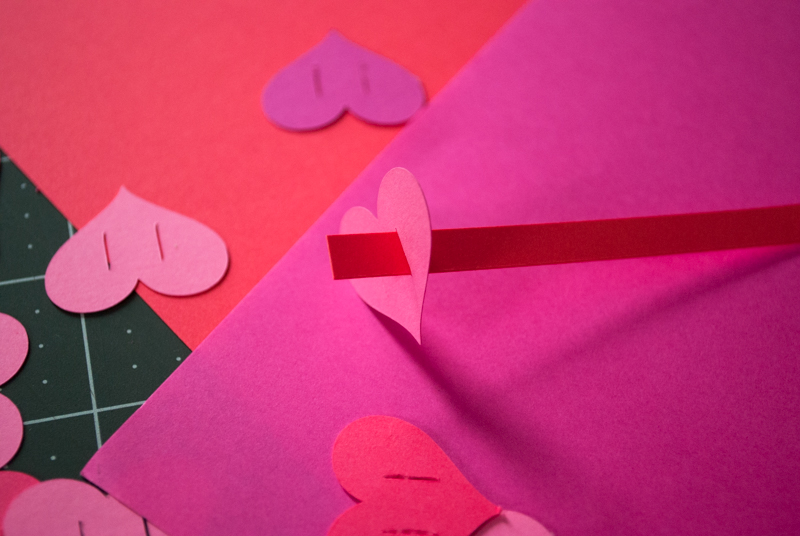 Valentine's Day Paper Heart Bracelets for Kids - easy Valentine's Day craft activity for kids