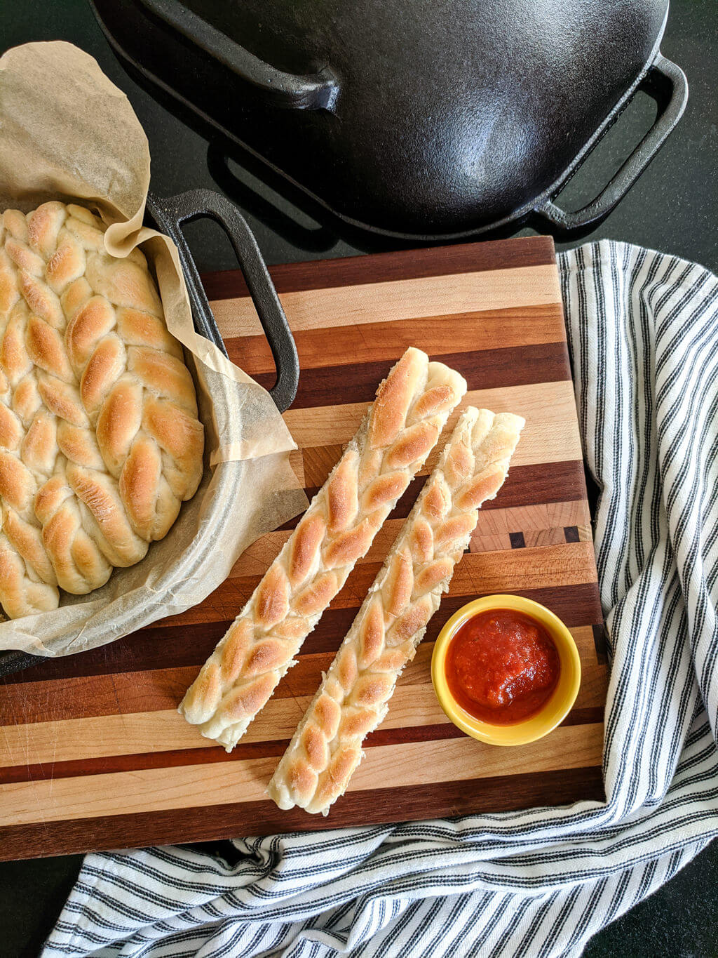 Easy homemade breadsticks recipe