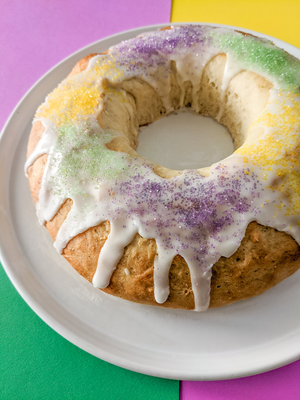 King Bundt Cake Recipe for Mardi Gras by The Redhead Baker