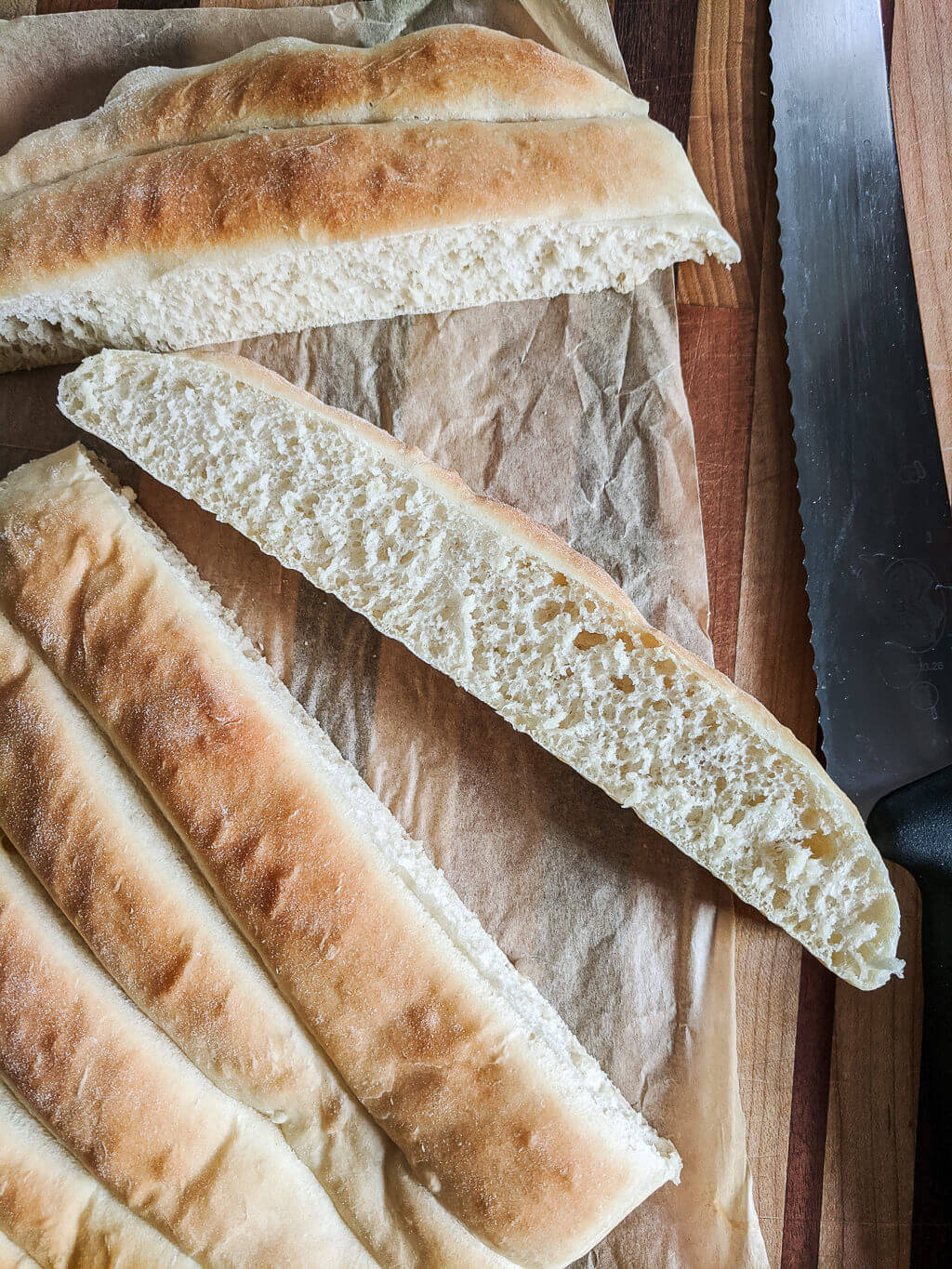 Homemade pull-apart breadsticks