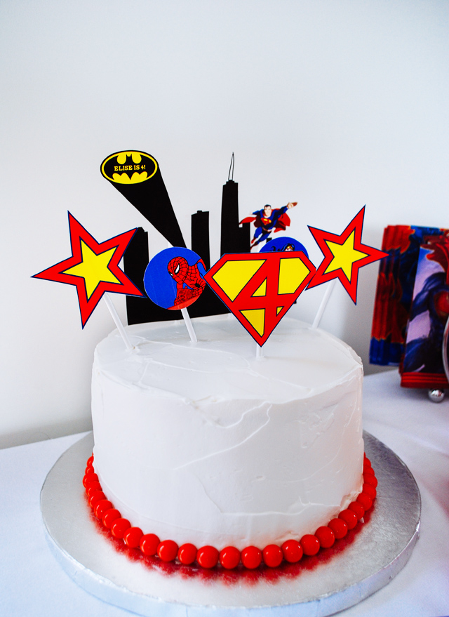 Spider-Man printable personalized cupcake toppers or ...