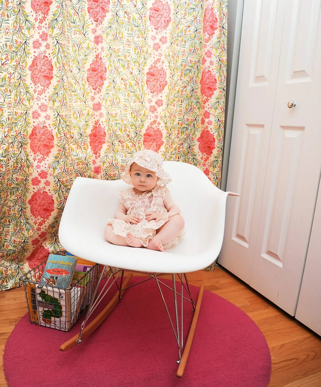 Elise in a rocking chair photo by Kim Postma