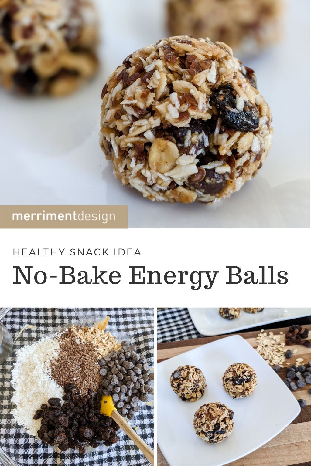 Yummy energy balls recipe - healthy snacks idea