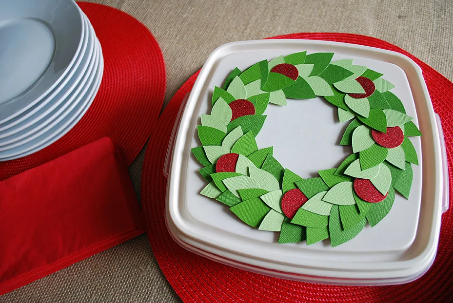 Decorated lids for cookie exchanges and pot lucks