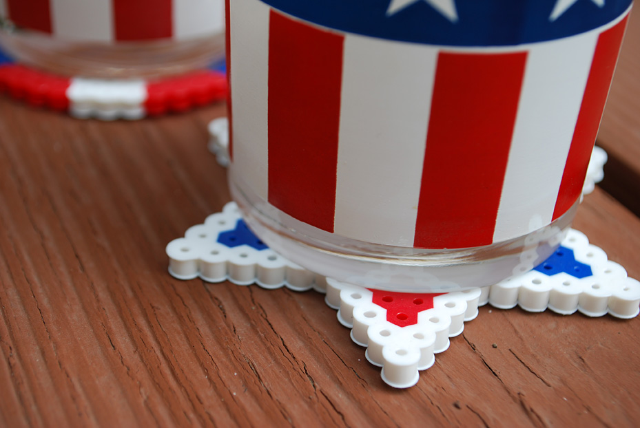 Fourth of July Kids Crafts Perler beads