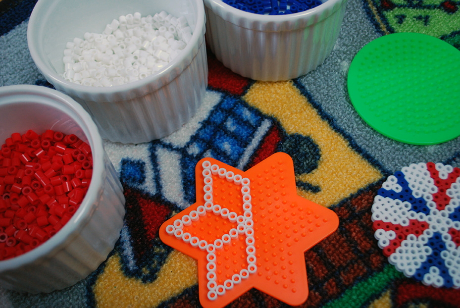 Fourth of July Kids Crafts Perler beads