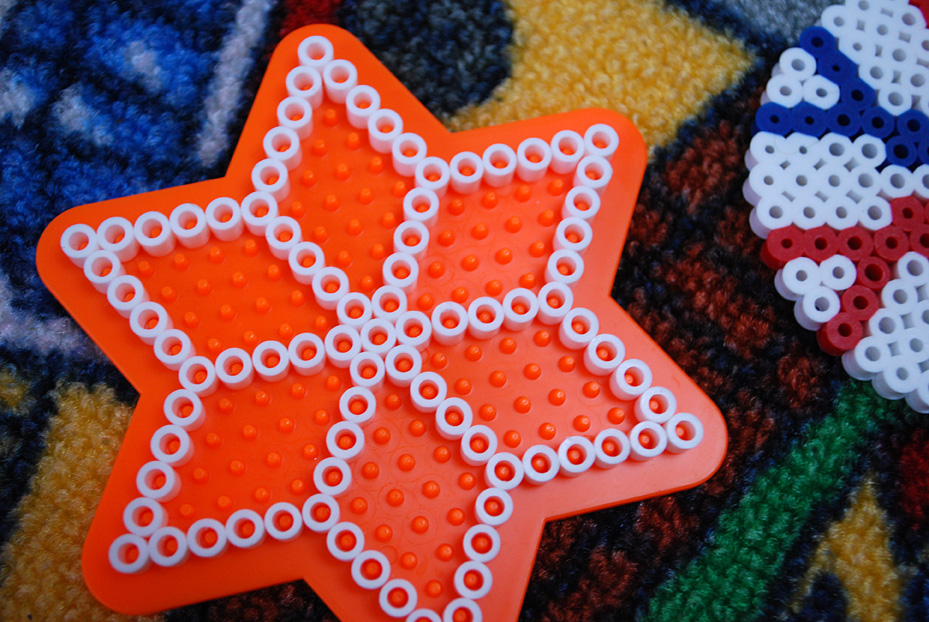 Fourth of July Kids Crafts: Perler Bead DIY Coasters - Merriment Design