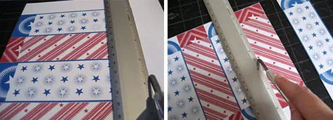 Merriment :: Fourth of July Napkin Rings; Kathy Beymer re-creating Martha's template
