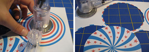Merriment :: Fourth of July Coasters