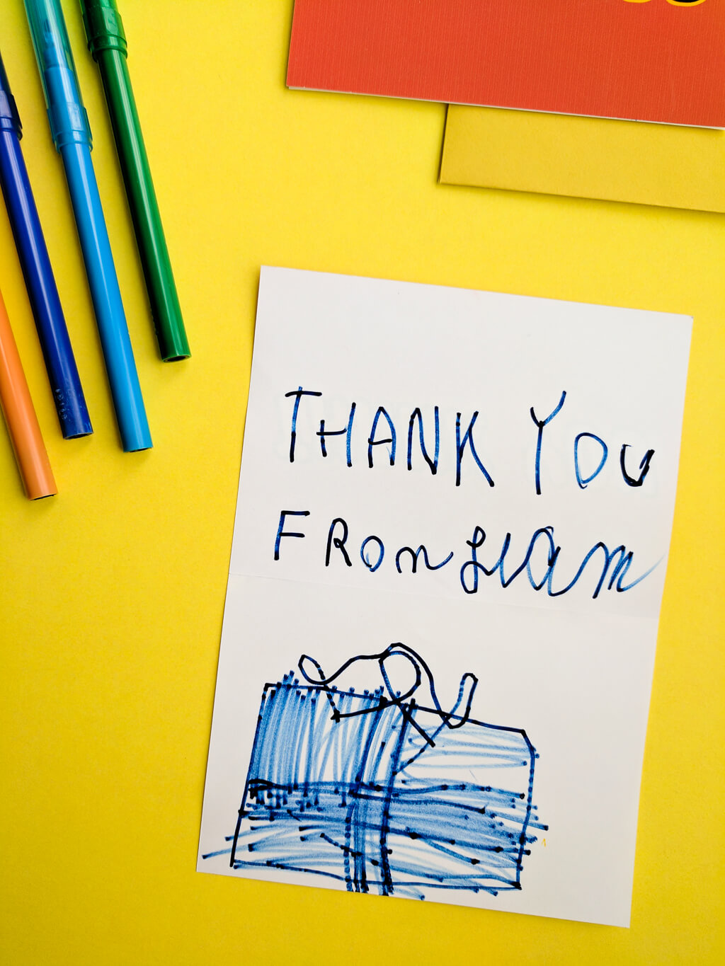 Thank you cards for kids