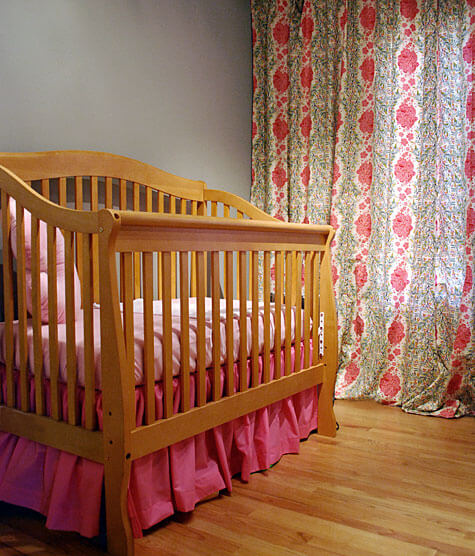 Crib Bed Skirt Dust Ruffled with Split Corners 100% Cotton 14 Drop White Nursery Crib Toddler Bedding Crib Bedskirt for Baby Boys or Baby Girls 