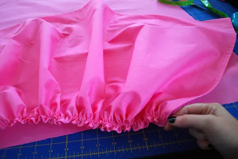 Ruffled crib on sale skirt pattern