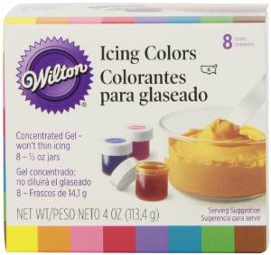 Gel food coloring set