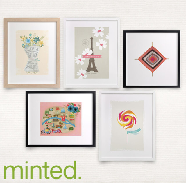 Custom art prints from Minted