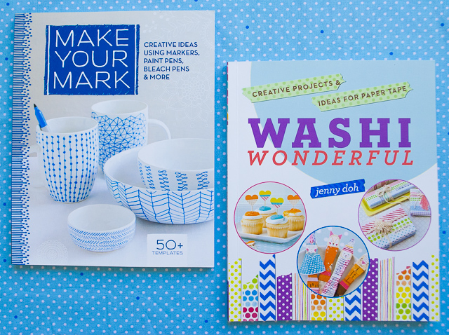 Book review and giveaway: Washi Wonderful and Make Your Mark Craft Books