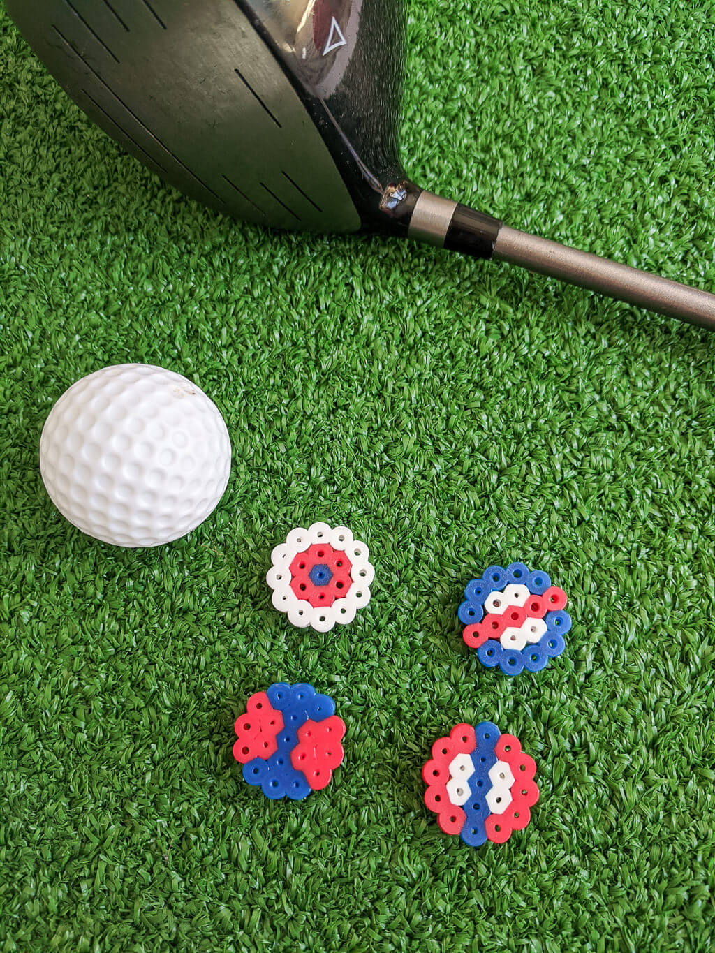 DIY golf gift markers kids gift idea for Dad