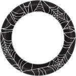 Halloween spiderweb plates