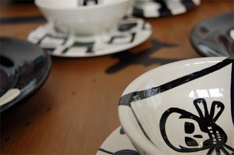 Merriment :: Hand Painted Dishware Set by Sarah Roarty