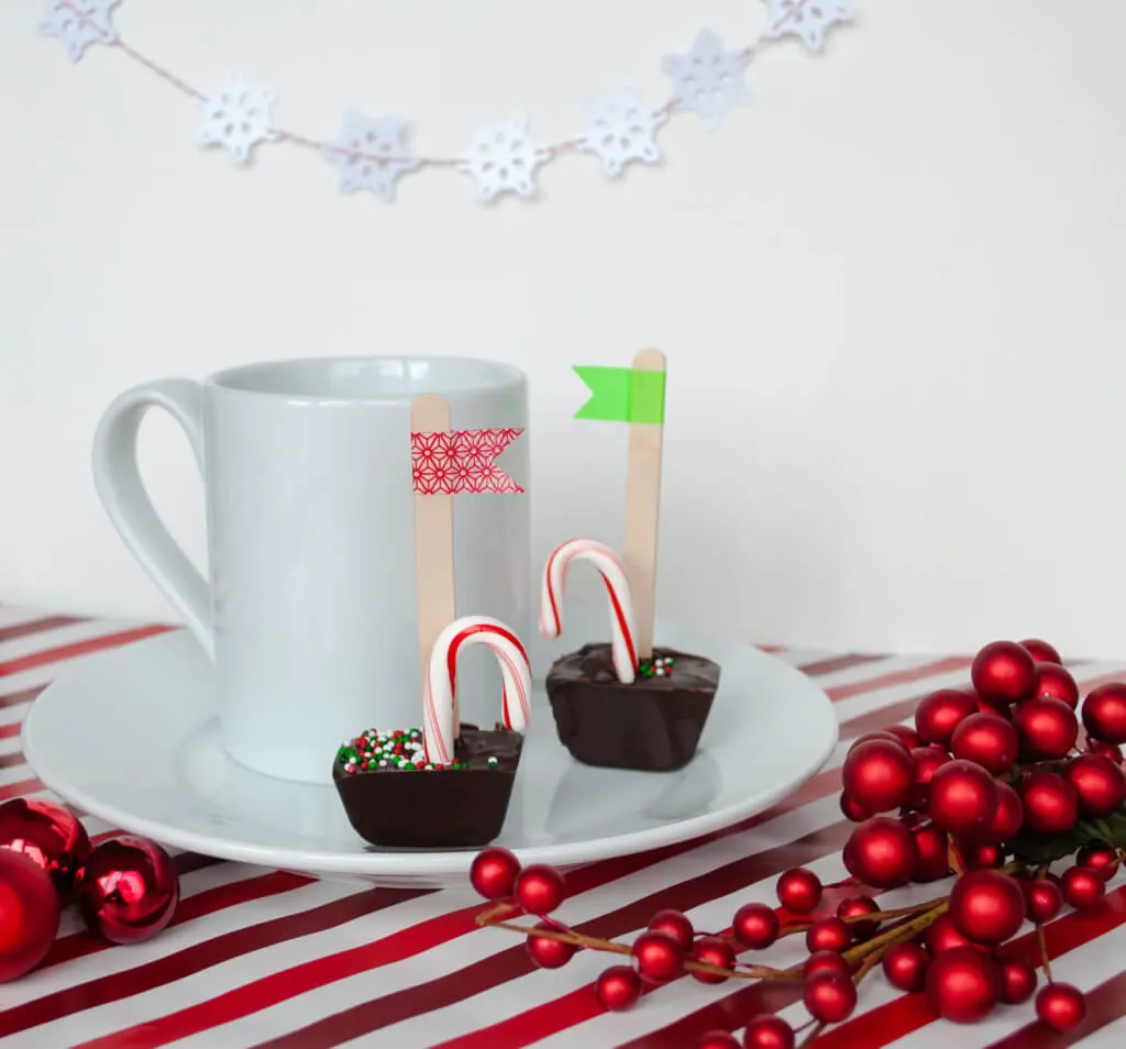 Handmade DIY chocolate stir sticks for hot cocoa or coffee mochas How to make chocolate stir sticks for hot cocoa and coffee mochas