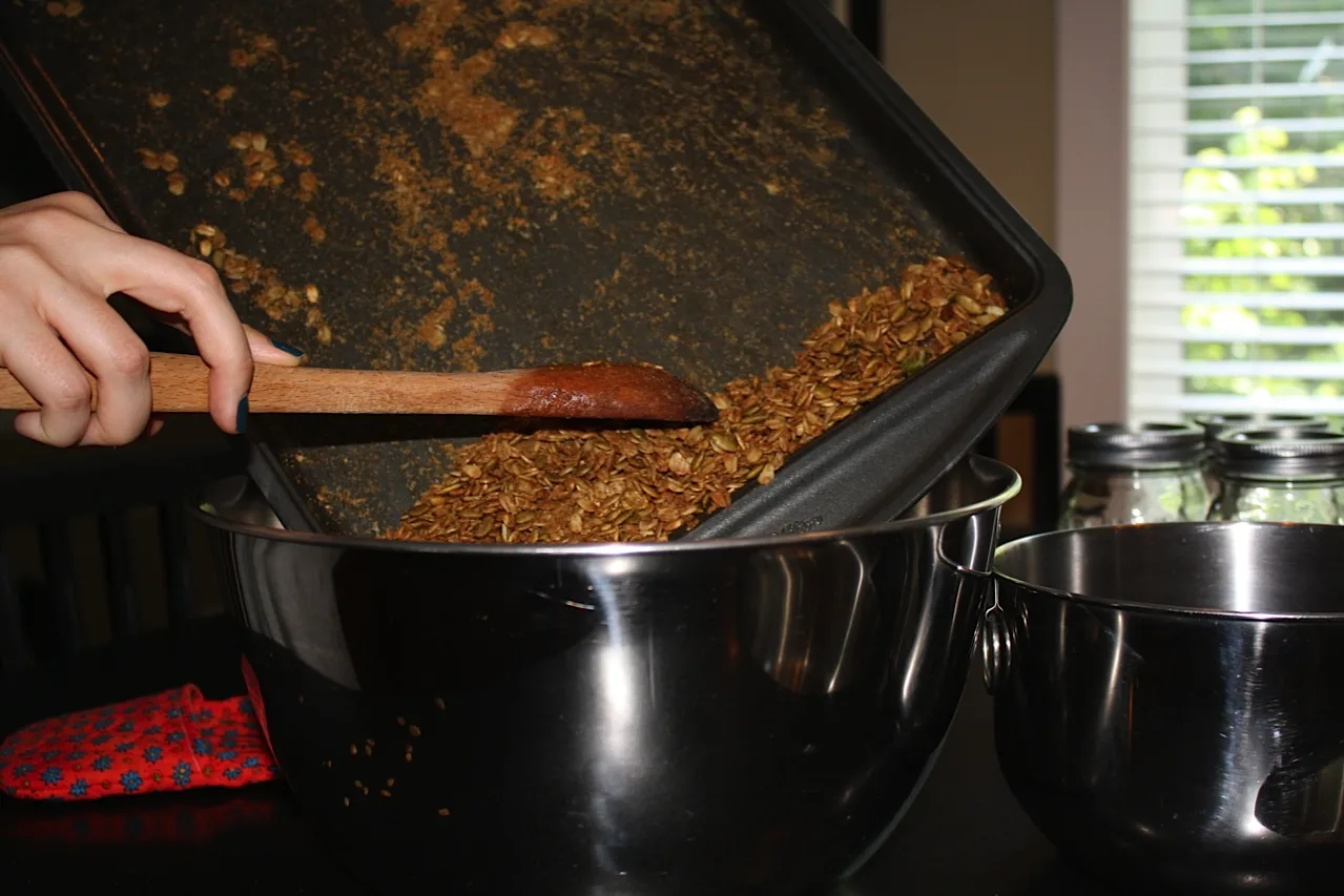 Homemade Cranberry Granola Recipe DIY gift idea