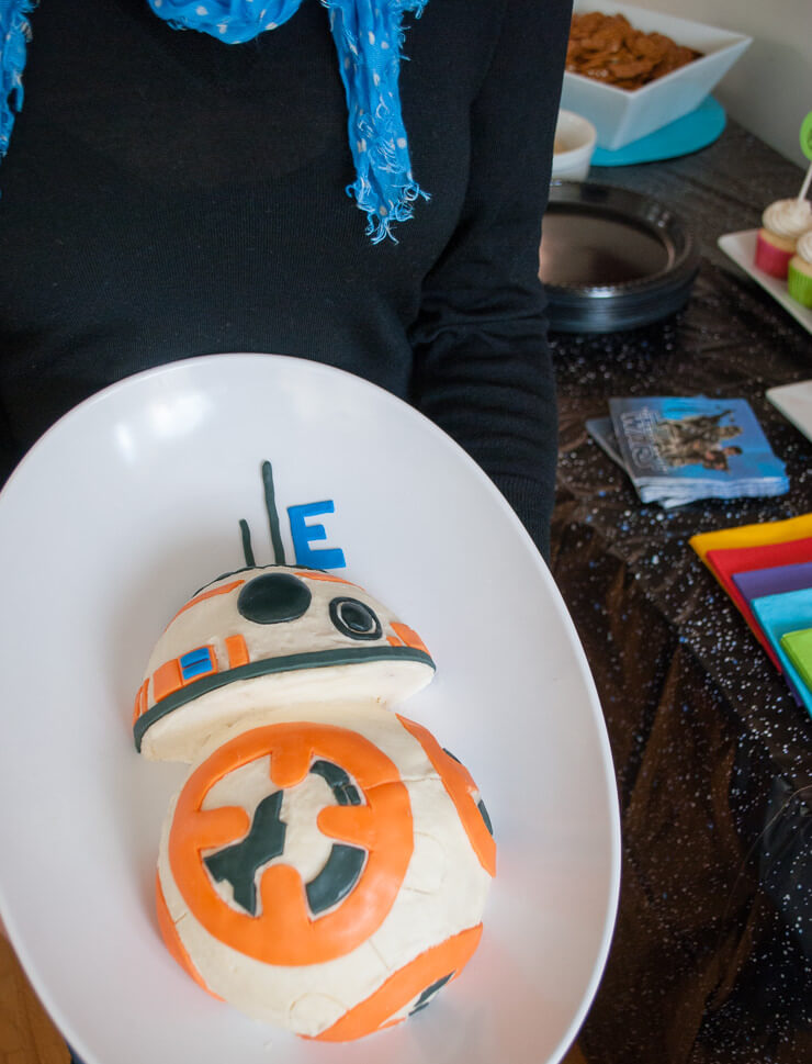 bb8 birthday cake