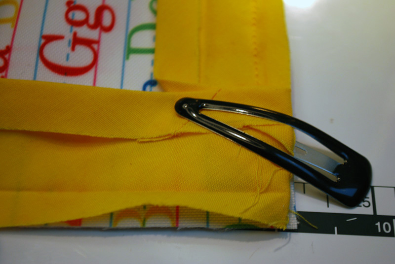 How to sew bias tape with mitered corners tutorial