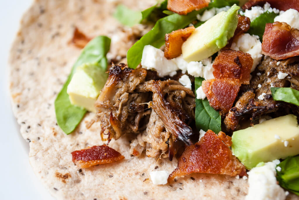 Kid-Friendly pork carnitas recipe for easy pork tacos. Make my take on Antique Taco's famous pork tacos at home in your slow cooker. Both kids and adults love this taco recipe, which is like finding a tiny unicorn 🦄