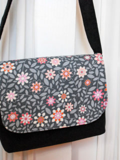 Kid sized messenger bag free pattern and sewing tutorial