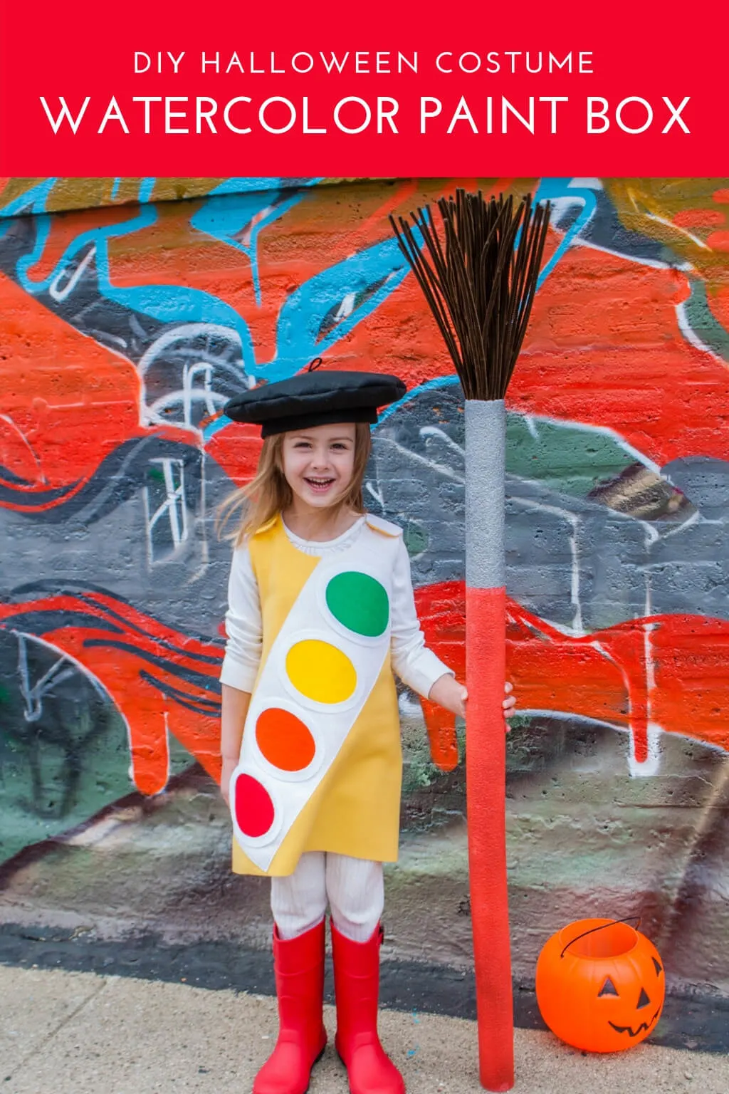 DIY kid's artist Halloween costume