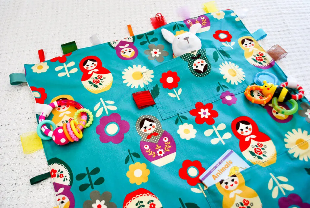 DIY travel baby blankets free sewing pattern