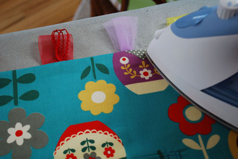 Merriment :: Kid's Travel Toy Blanket with Velcro Loops and Ribbon Tags free DIY tutorial and pattern template craft project for Merriment Design by Kathy Beymer at MerrimentDesign.com